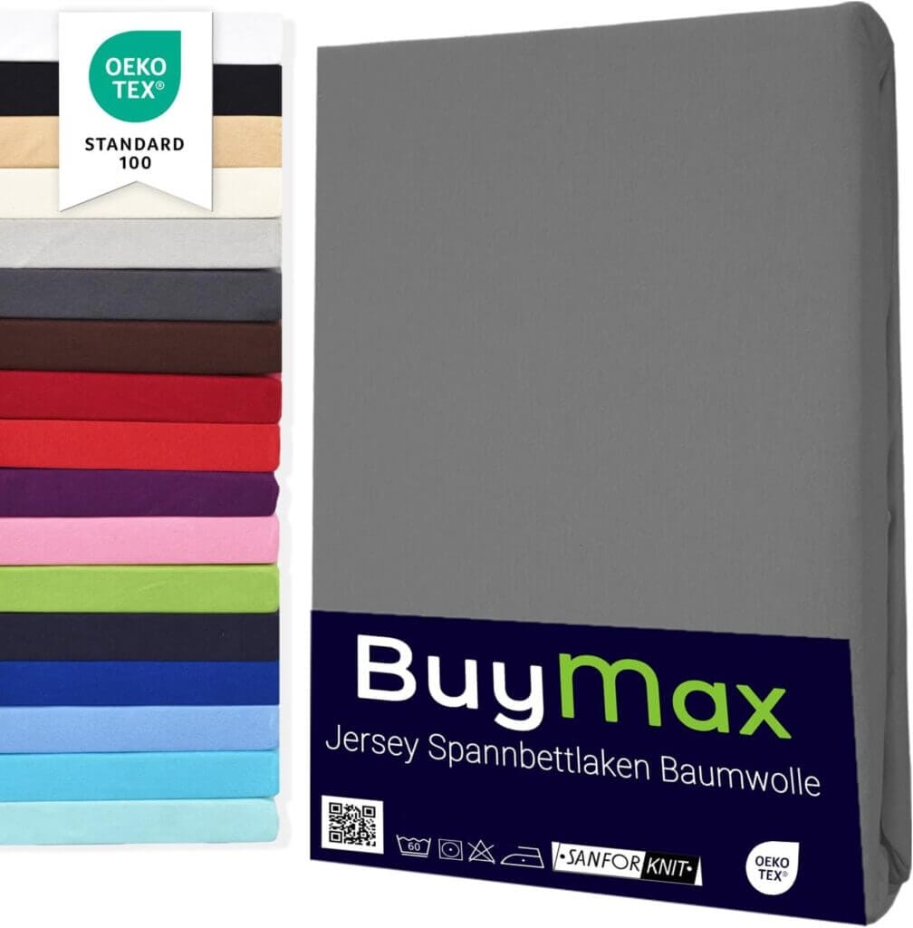 Buymax® Spannbettlaken 180x200cm – 37% Rabatt