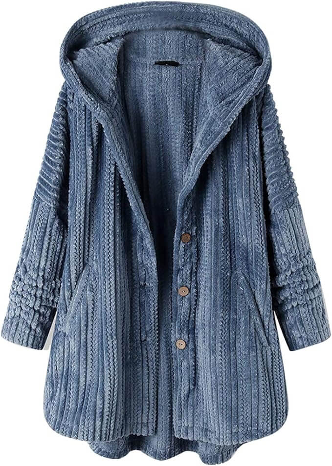 Lange Damen Fleecejacke – 30% Rabatt