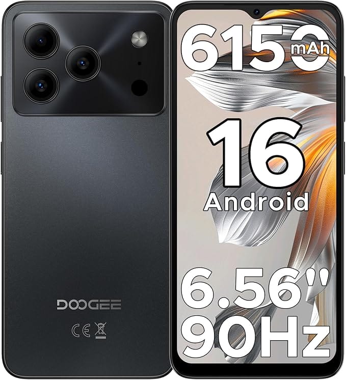 DOOGEE Note 56 Android 16 Smartphone Ohne Vertrag – 38% Rabatt