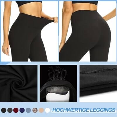 AMIYOYO Damen High Waist Leggings