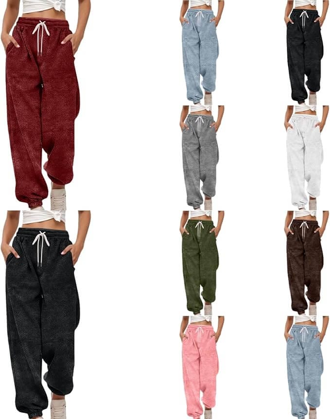 Damen Jogginghose mit Teddyfleece-Futter – 50% Rabatt
