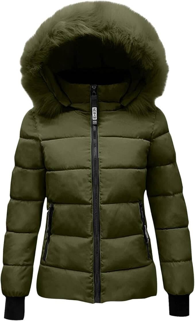 Damen Steppjacke mit Kapuze – 30% Rabatt
