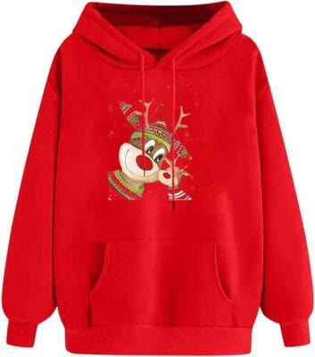 Damen Weihnachtshoodie