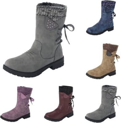 Damenstiefel Schnürstiefel
