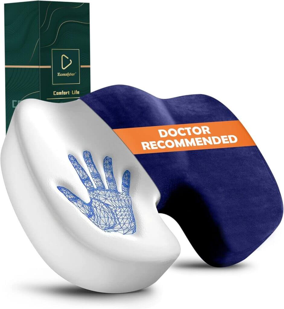 Ecosafeter Memory Foam Orthopädisches Sitzkissen – 63% Rabatt