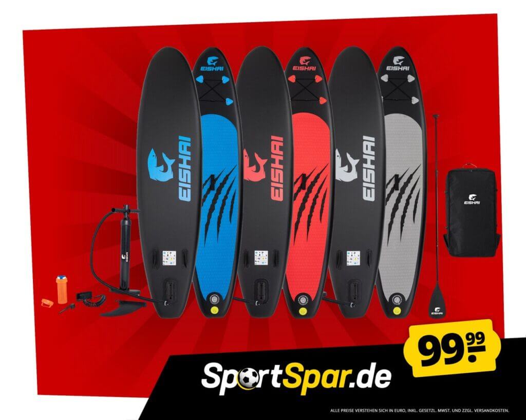Eishai Sharkbite Stand Up Paddle Board – NUR 99,99 €