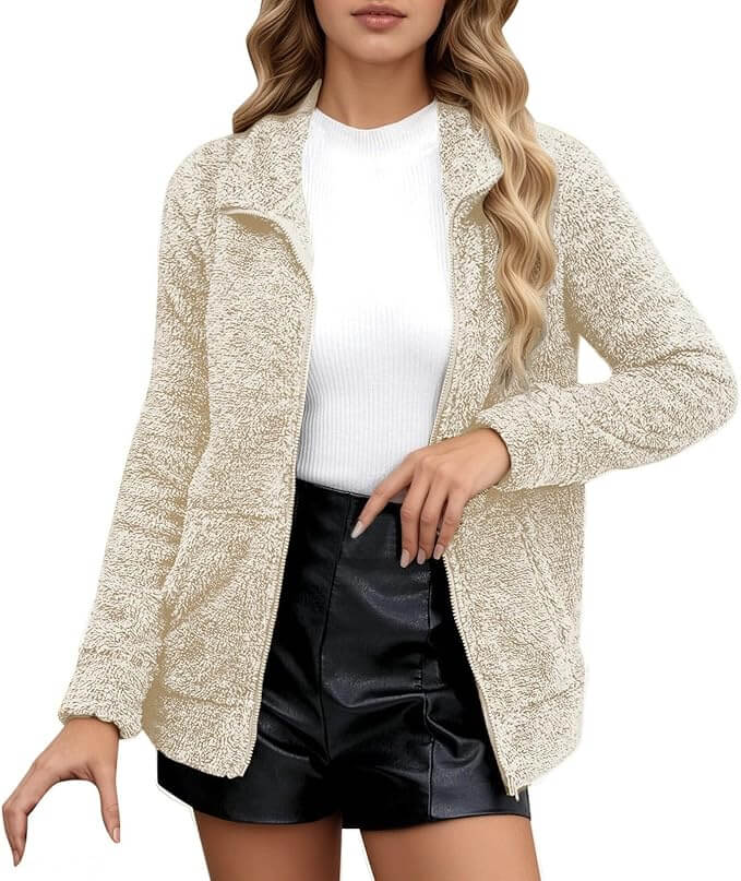 Fleecejacke für Damen – 50% Rabatt