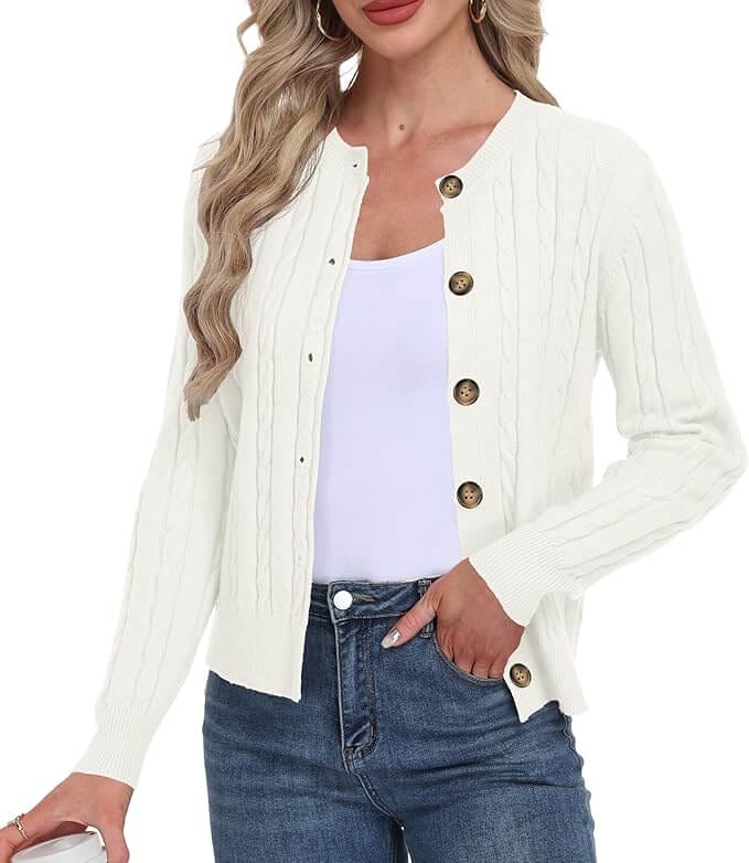 GRECERELLE Strickjacke für Damen – 45% Rabatt