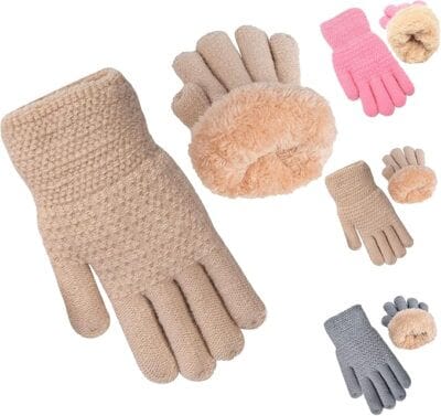 Gestrickte Fingerhandschuhe 1
