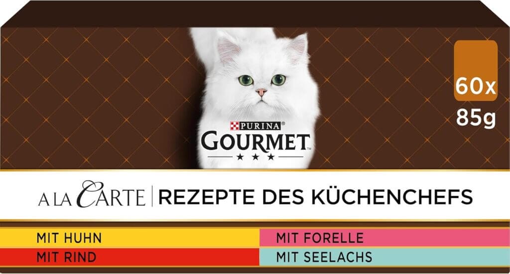 Hottip.de Schnäppchen ✅ aktuelle Deals ✅ Angebote ✅ Preisfehler und Rabatte 11 Gourmet A la Carte Katzenfutter 60er Pack – 40% Rabatt