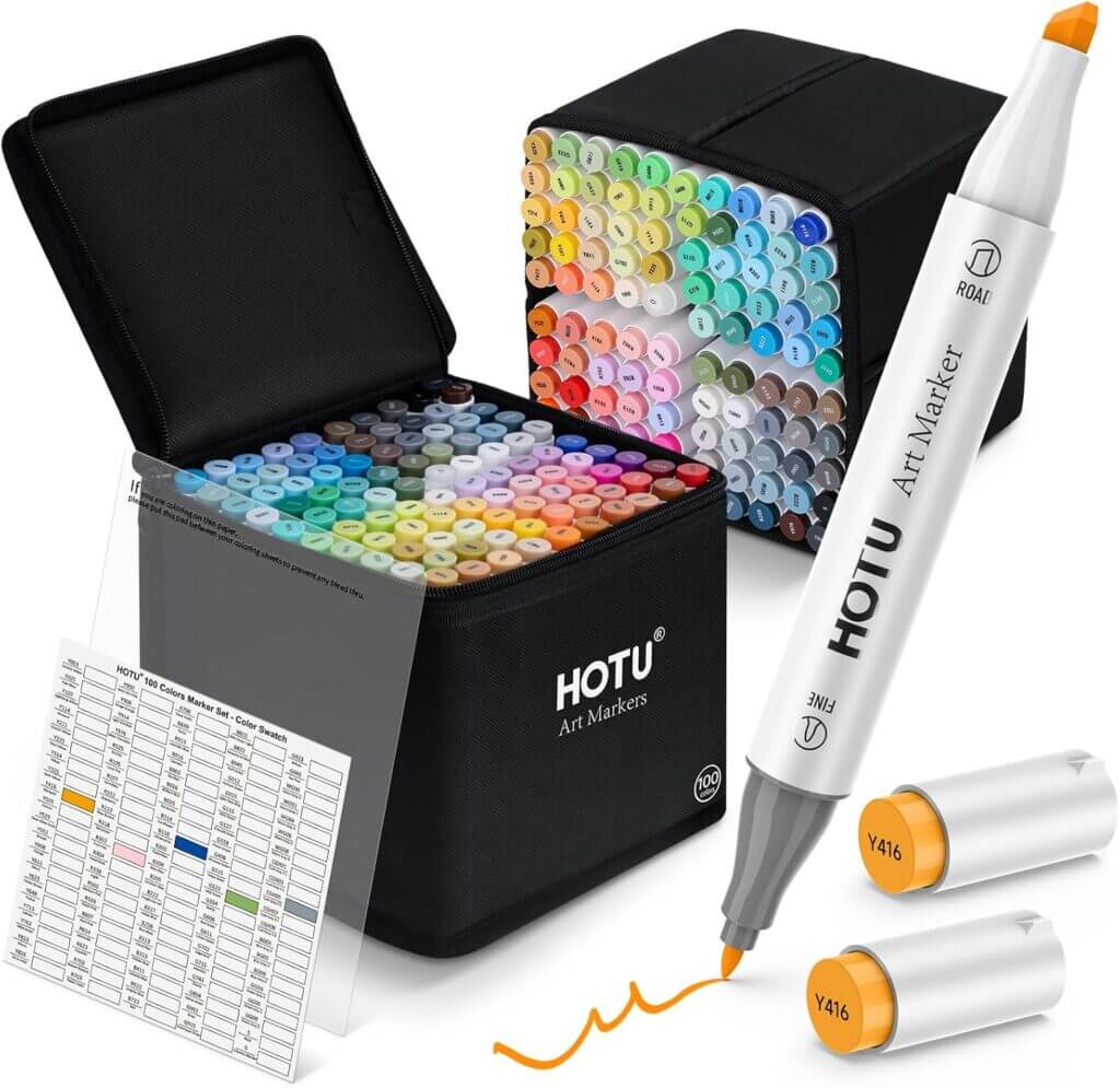 HOTU Alkohol Marker Stifte – 50% Rabatt