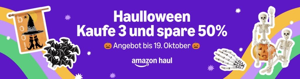 Haulloween, Kaufe 3 und spare 50%
