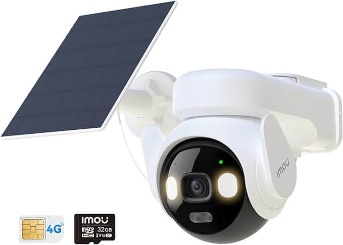 Imou 5MP 4G LTE Solar Überwachungskamera – 24% Rabatt
