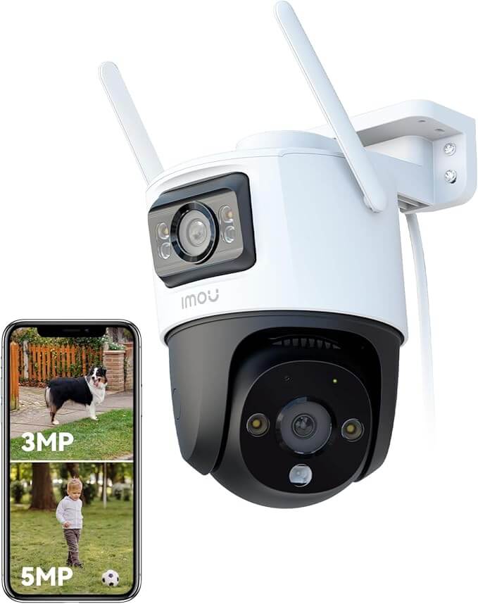 Imou 5MP+3MP Dual Überwachungskamera – 22% Rabatt