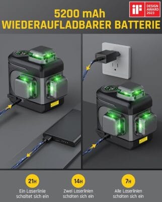 Fanttik D12 PRO Kreuzlinienlaser