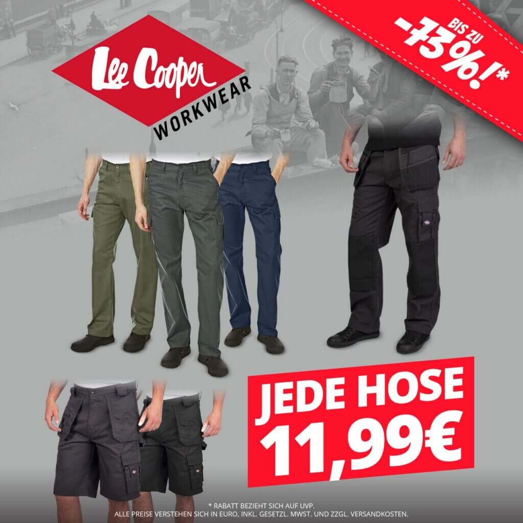 LEE COOPER WORKWEAR Hosen – Bis zu 73% Rabatt