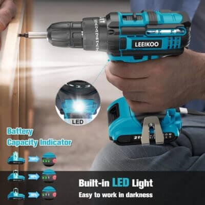 LEEIKOO Akkuschrauber 21V - 60% Rabatt 2 LEEIKOO Akkuschrauber 21V