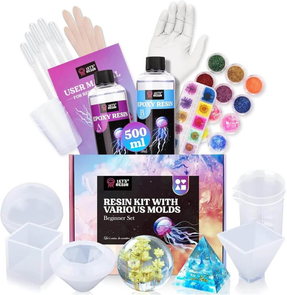 LET’S RESIN Epoxidharz Set Anfänger – 50% Rabatt