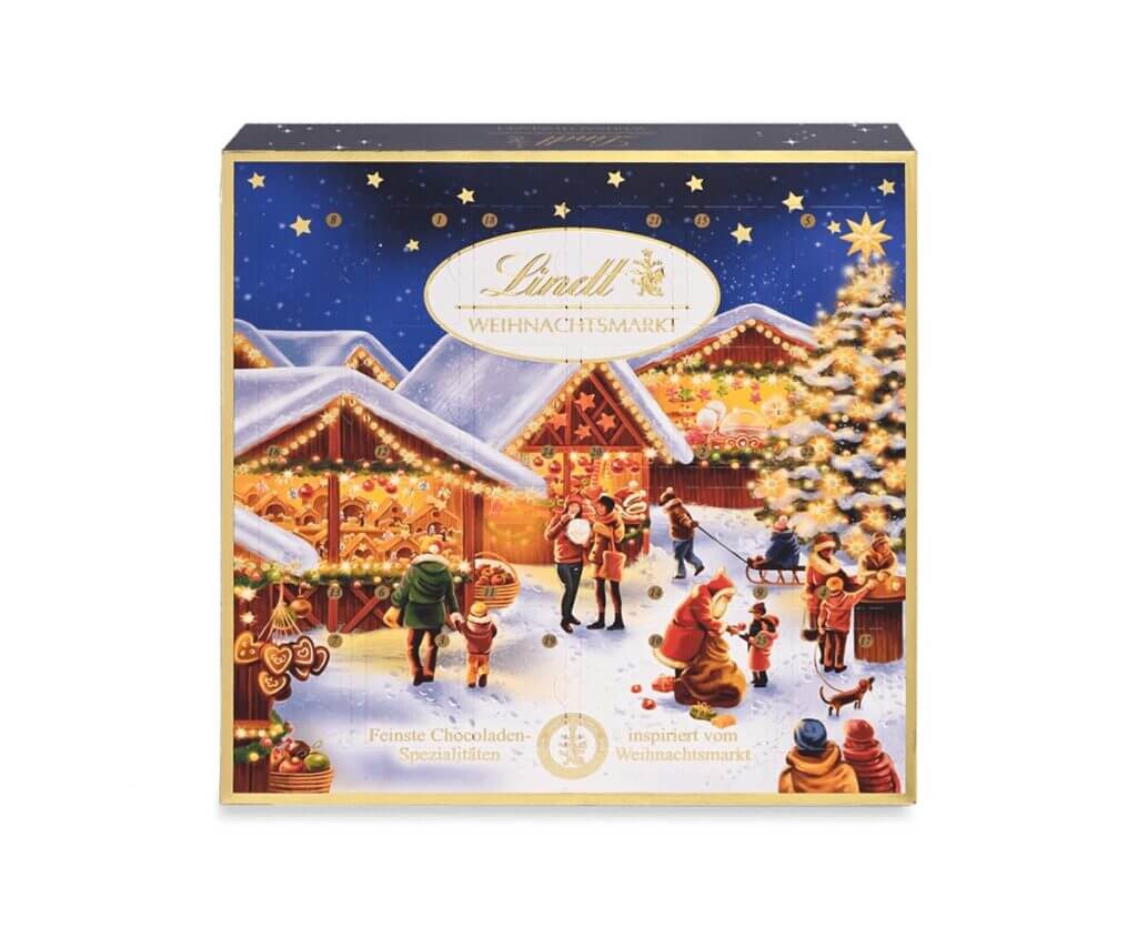 Lindt Weihnachtsmarkt Mini-Tisch-Adventskalender – 19% Rabatt