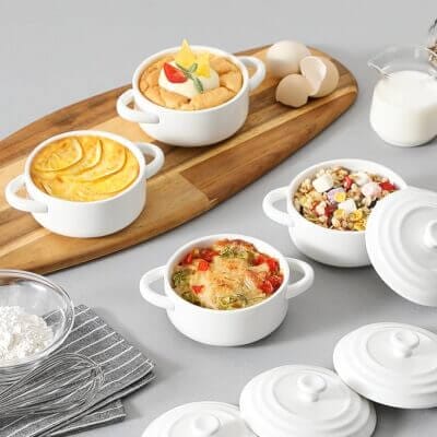 MALACASA Mini Cocotte Set - 50% Rabatt 2 MALACASA Mini Cocotte Set