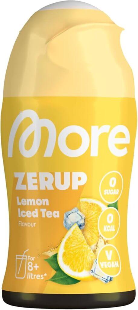 MORE Zerup Lemon Iced Tea zuckerfreier Sirup – 32% Rabatt