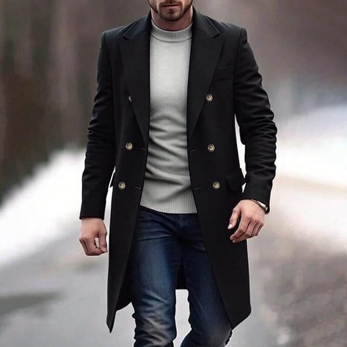 Ybing eleganter Herren Mantel – 50% Rabatt