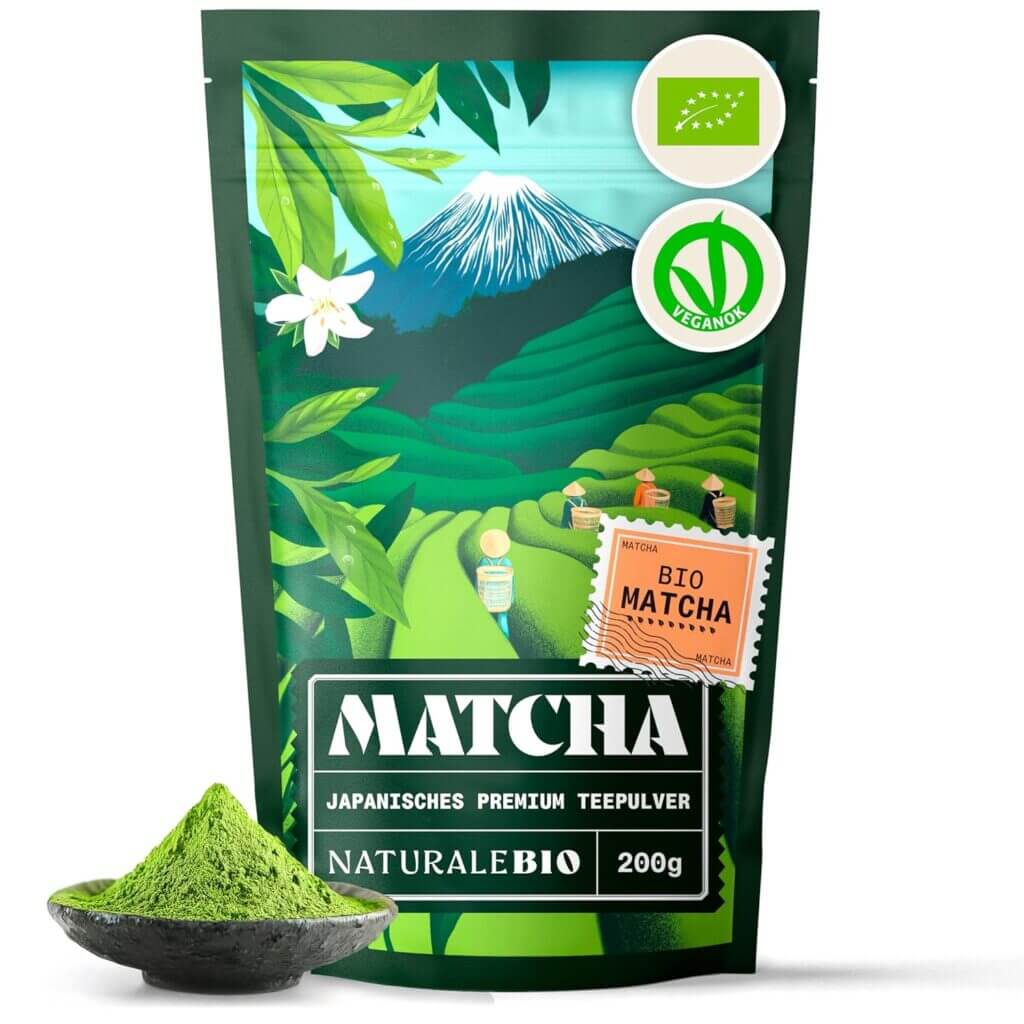 Hottip.de Schnäppchen ✅ aktuelle Deals ✅ Angebote ✅ Preisfehler und Rabatte 25 NaturaleBio Matcha Tee Pulver Bio – 33% Rabatt
