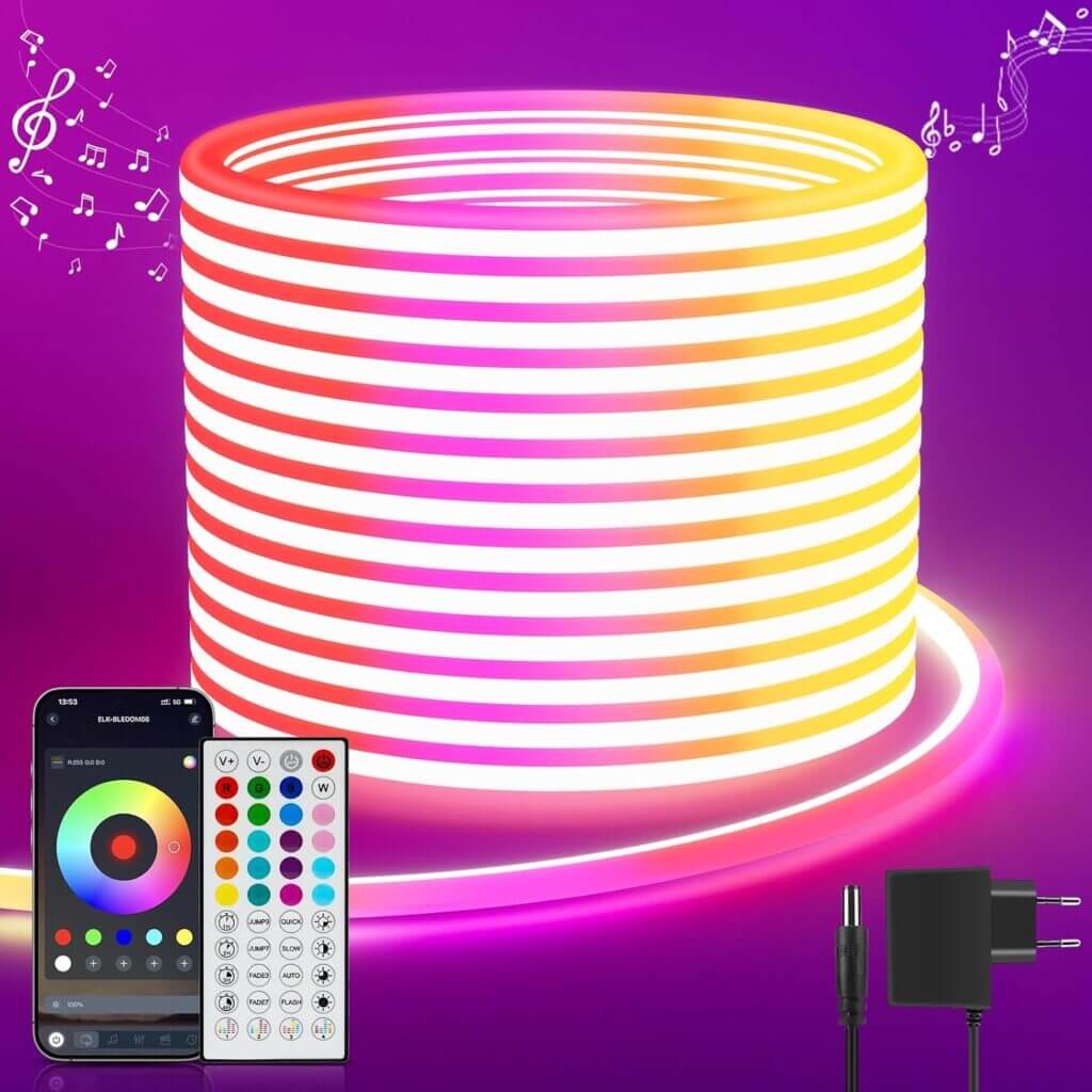 Neon LED Strip 5M RGB – 45% Rabatt