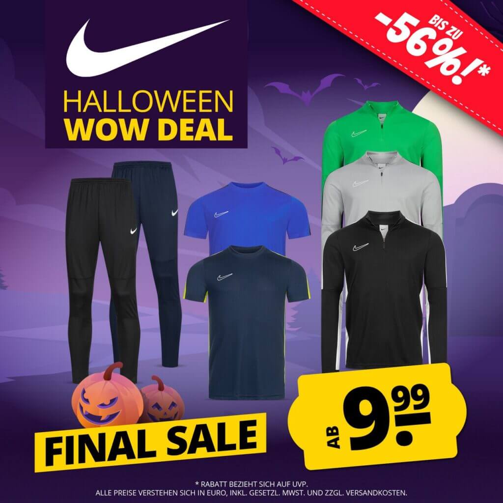 Nike Halloween WOW DEAL – FINAL SALE – BIS ZU 56% Rabatt