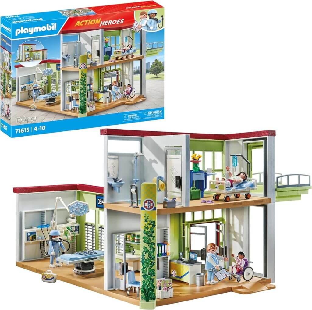 PLAYMOBIL Action Heroes 71615 Modernes Krankenhaus – 40% Rabatt