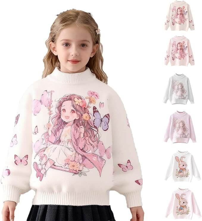 Mädchen Strickpullover – 60% Rabatt