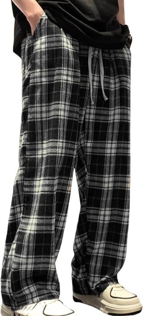 Karierte Pyjamahose für Herren – 50% Rabatt
