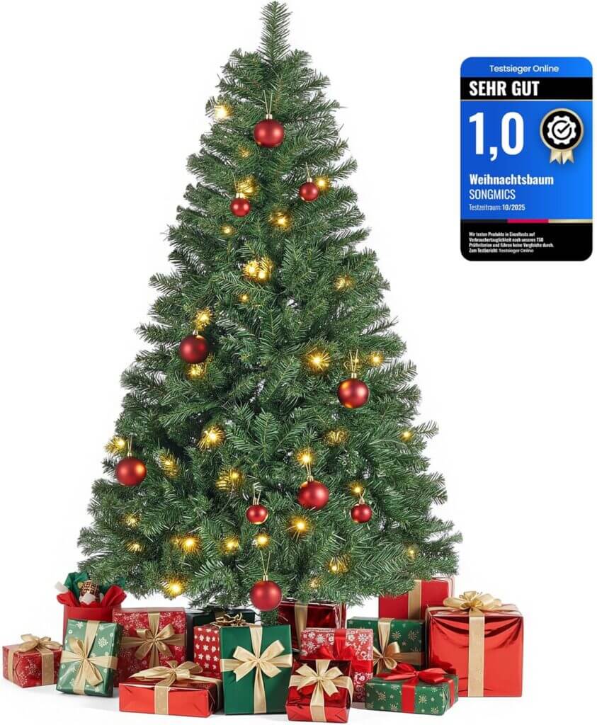 SONGMICS Künstlicher Weihnachtsbaum 150 cm – 15% Rabatt