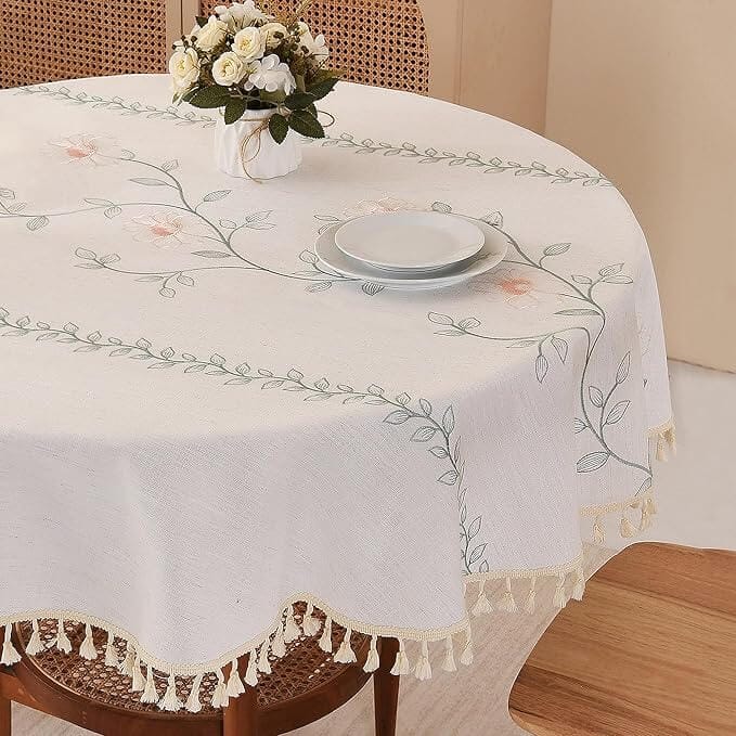 SUCHDECO Tischdecke Rund 120 cm – 50% Rabatt