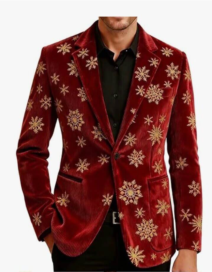 Herren Weihnachtssakko – 60% Rabatt