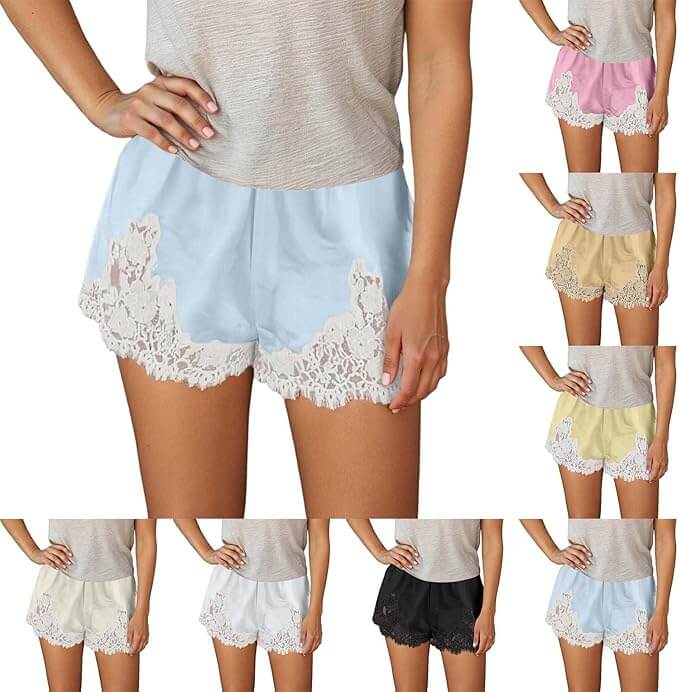 Satin-Shorts für Damen – 50% Rabatt