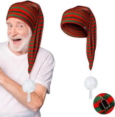 Gestreifte Schlafmütze - 50% Rabatt 2 Schlafmütze gestreift