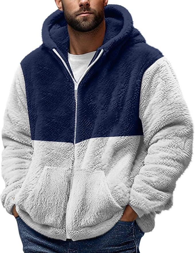 Herren Teddy Fleecejacke – 65% Rabatt