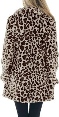 Damen Leopard Teddyjacke - 30% Rabatt 2 Teddyjacke Damen Leopard
