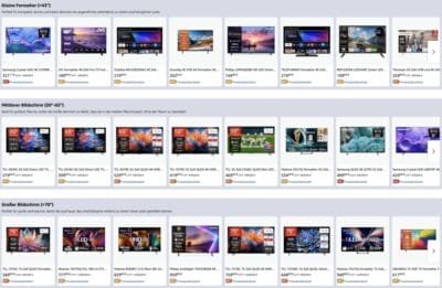 Top-Angebote für TV-Geräte 2 Top-Angebote für TV-Geräte