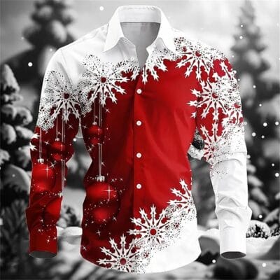 Weihnachten Hemd Herren