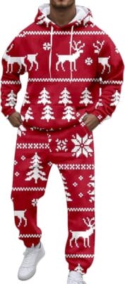 Weihnachtsanzug Herren Jogginganzug