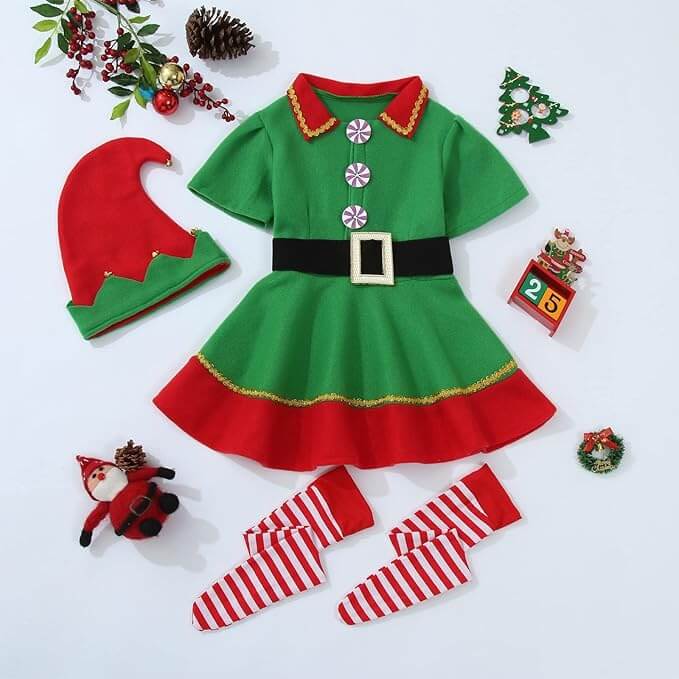 Weihnachtselfen Kostüm – 50% Rabatt