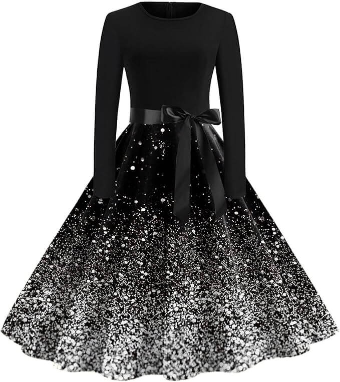 Weihnachtskleid für Damen – 50% Rabatt