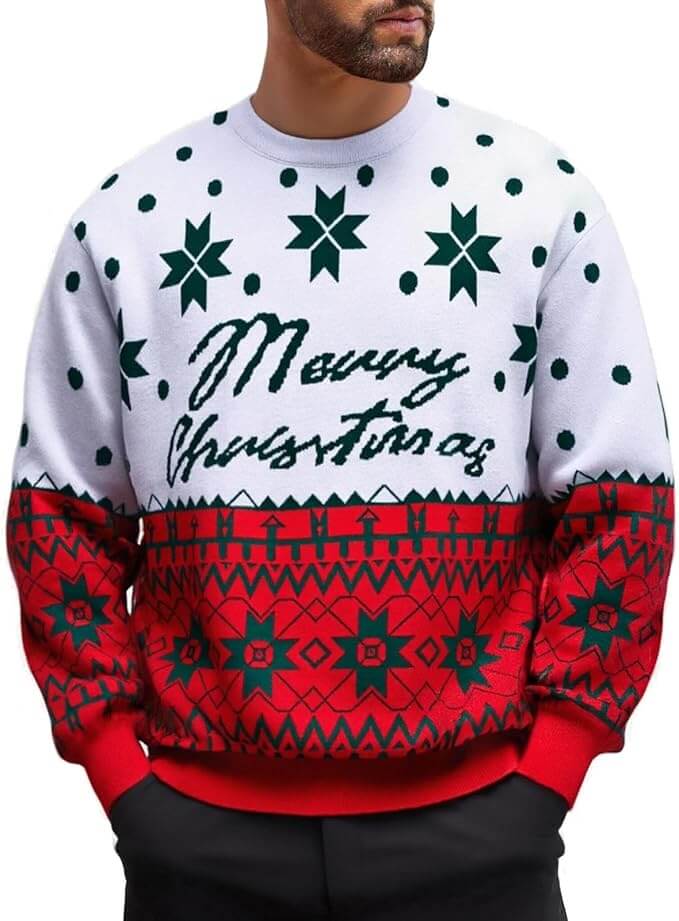 Herren Weihnachtspullover – 50% Rabatt
