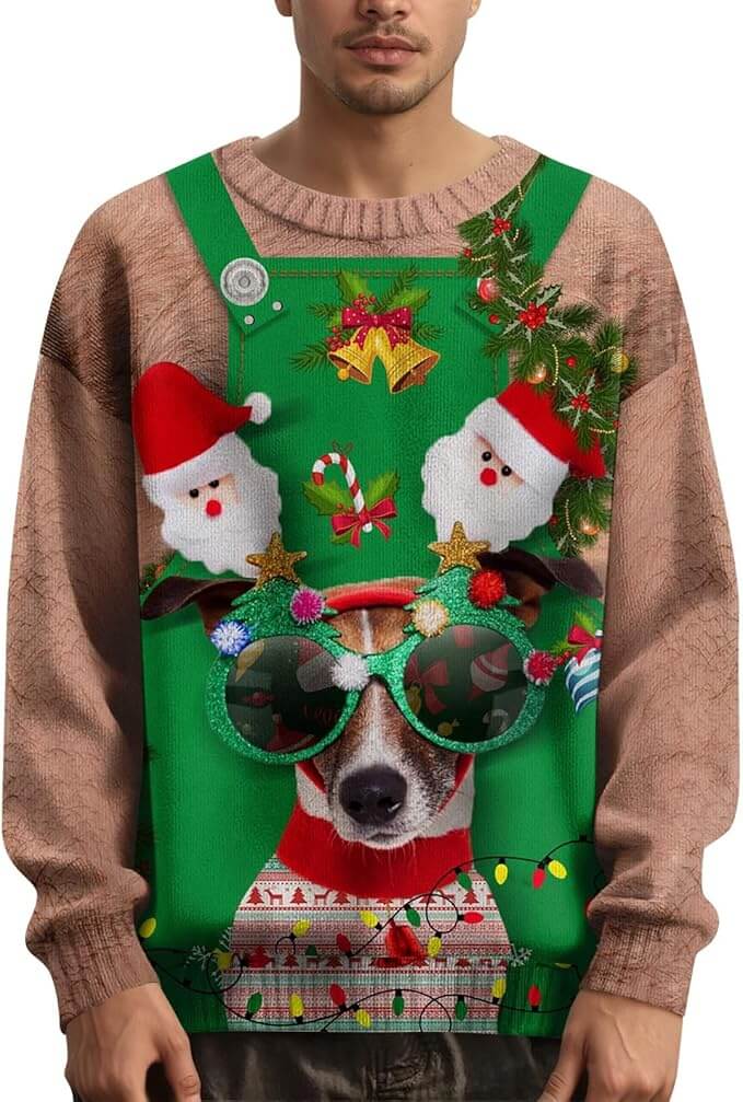 Herren Weihnachtspullover – 40% Rabatt