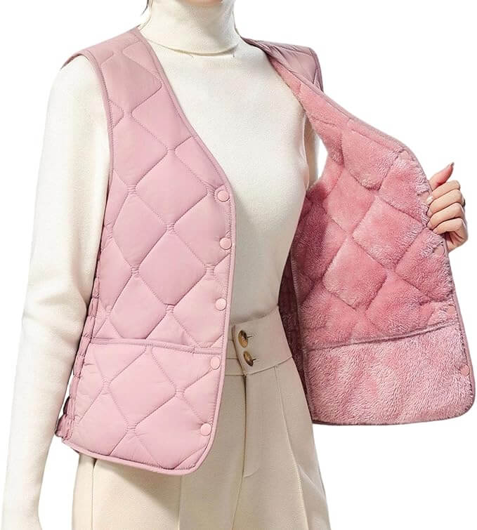 Ärmellose Damen Fleeceweste – 50% Rabatt