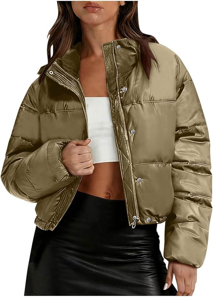 Kurze Damen Winterjacke – 40% Rabatt