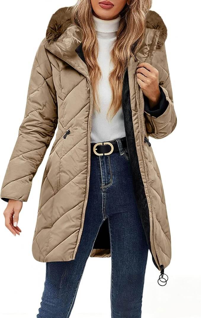 Gesteppte Damen Winterjacke – 50% Rabatt