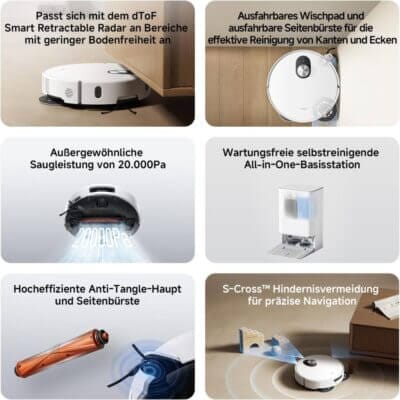 XIAOMI Robot Vacuum 5 Saugroboter mit Wischfunktion - 15% Rabatt 2 XIAOMI Robot Vacuum 5 Saugroboter mit Wischfunktion